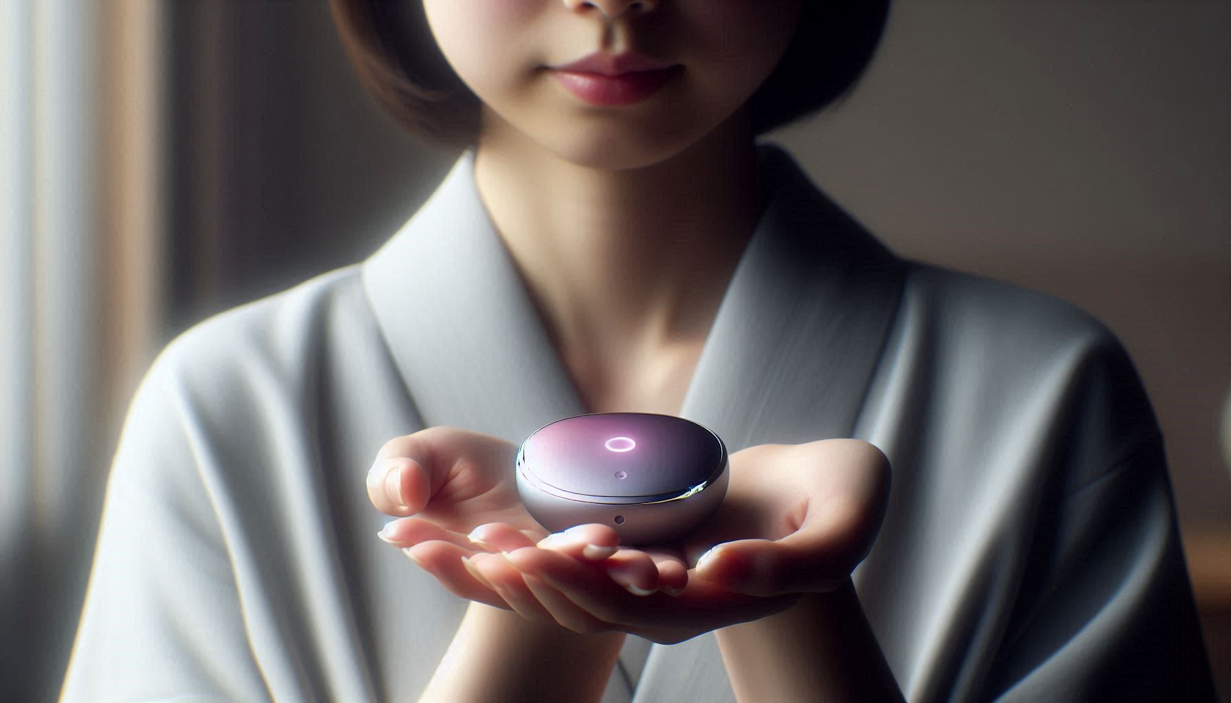 吸引系グッズを丁寧に扱うイメージ。